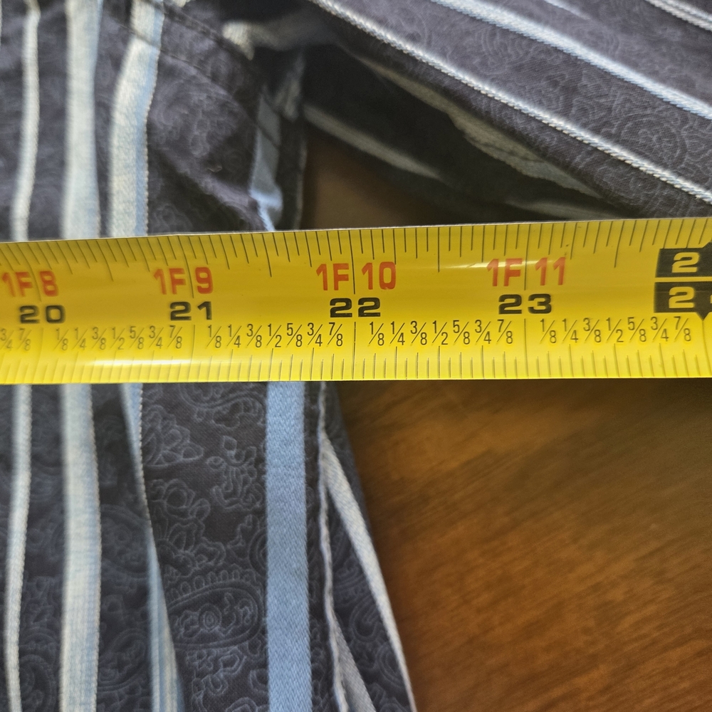 Harley-Davidson Black and White Striped Casual Button Down Shirt - Picture 10 of 10